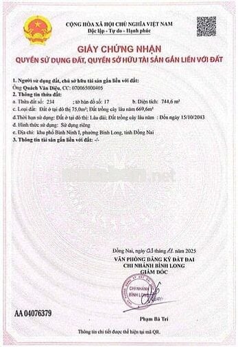 Lồ Đất Ngộp Trung Tâm Bình Long