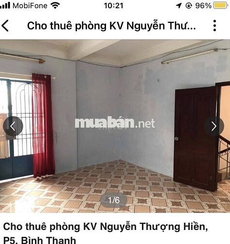 Phòng trọ 25m2 có ban công, cửa sổ, kệ bếp ngay trung tâm Bình Thạnh