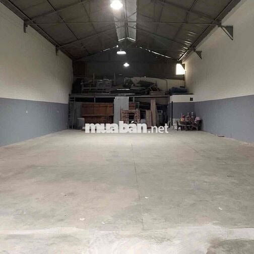 Cho thuê xưởng mới xây (300m2, điện 3Fa), đường 8m, phường Trảng Dài.
