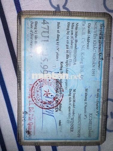 Cần bán xe win v1 máy êm zin