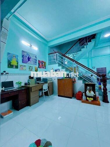 Nhà đẹp 2 tầng 6 x 21,30 (114,6m2 full thổ) Mặt Tiền Đ.Tân Hiệp 30