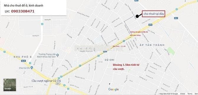 nhà mặt tiền 120 m2, Trần Thị Ngần, Củ Chi