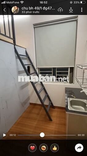 Cho thuê2 p trọ đẹp,DT:30m2 giá 3,7tr,DT:30m2 giá,5tr/thg ,lầu,HBC,TĐ