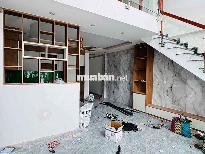 bán nhà trệt lửng giá rẻ Thới Hoà Bến Cát Bình Dương