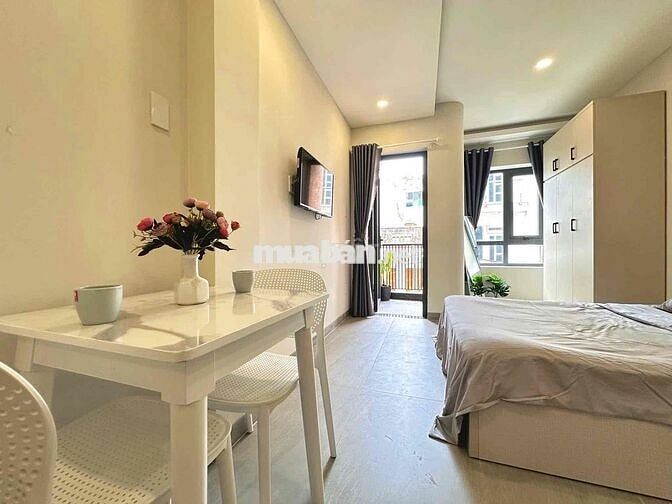 Khai Trương Căn Hộ Mới Ban công,Giặt riêng gần chợ Bà Chiểu giáp Q1,Q3