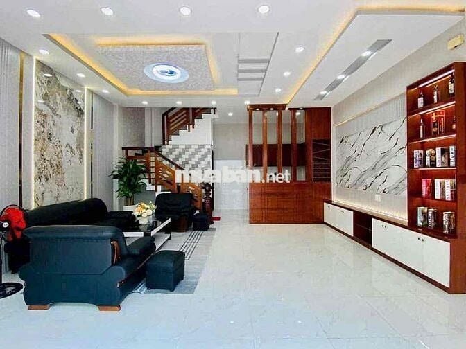 bán nhà hẻm xe hơi,ngang 6 xây 4 tầng chỉ 6 tỷ,Phạm Văn Chiêu,Gò Vấp