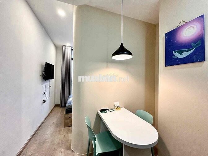 CĂN 1PHÒNG NGỦ BANCOL SIÊU TO, TÁCH BẾP. NGAY KHU ĂN UỐNG ĐA DẠNG