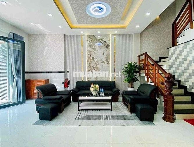 bán nhà hẻm xe hơi,ngang 6 xây 4 tầng chỉ 6 tỷ,Phạm Văn Chiêu,Gò Vấp