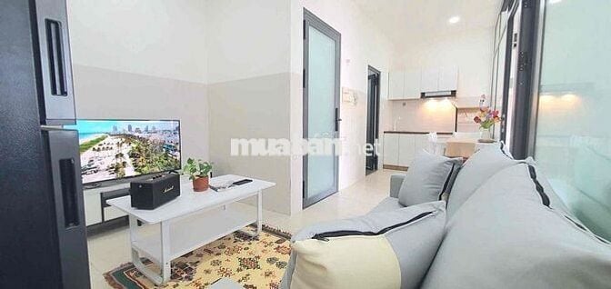 CHO THUÊ CĂN 2 PHÒNG NGỦ, BAN CÔNG GẦN BỆNH VIỆN TÂM ANH, SÂN BAY