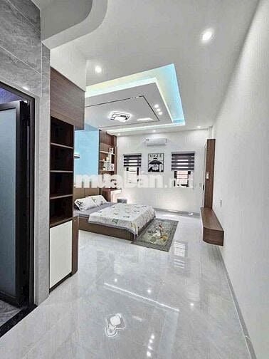 nhà hoàn công . full nội thất ,sân ô tô an phú thuận an bình dương