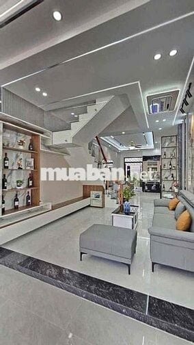 nhà hoàn công . full nội thất ,sân ô tô an phú thuận an bình dương