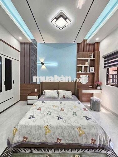 nhà hoàn công . full nội thất ,sân ô tô an phú thuận an bình dương