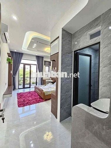 nhà hoàn công . full nội thất ,sân ô tô an phú thuận an bình dương