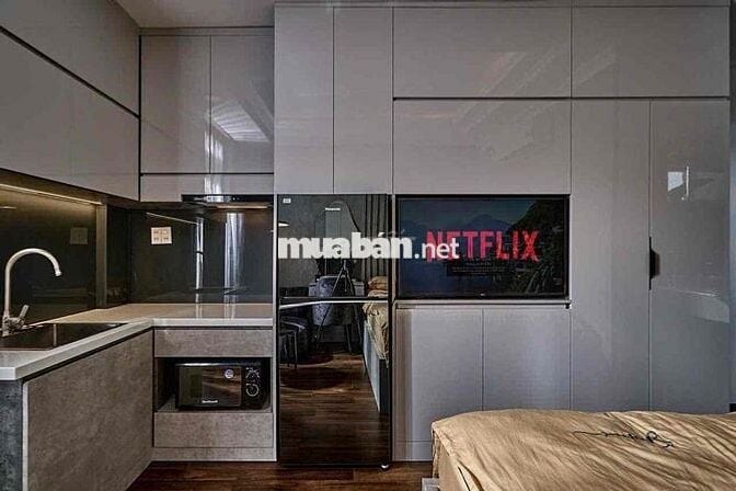 CĂN HỘ BAN CÔNG XA BẾP FULL NỘI THẤT NGUYỄN GIA TRÍ KHU HÀNG XANH