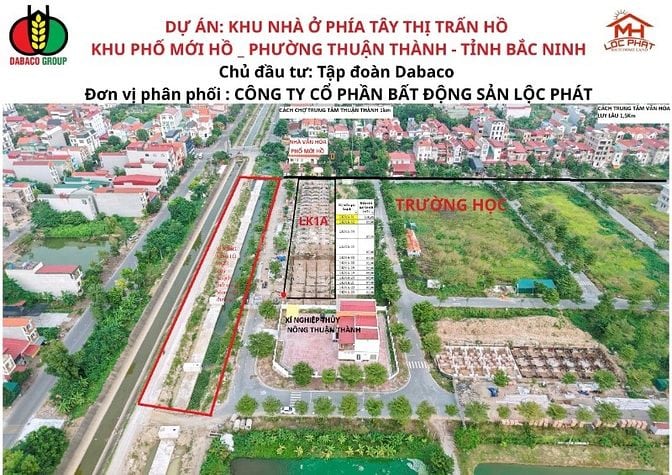 SIÊU PHẨM DỰ ÁN MỚI – LK1 DÃY A – DABACO THUẬN THÀNH – BẮC NINH