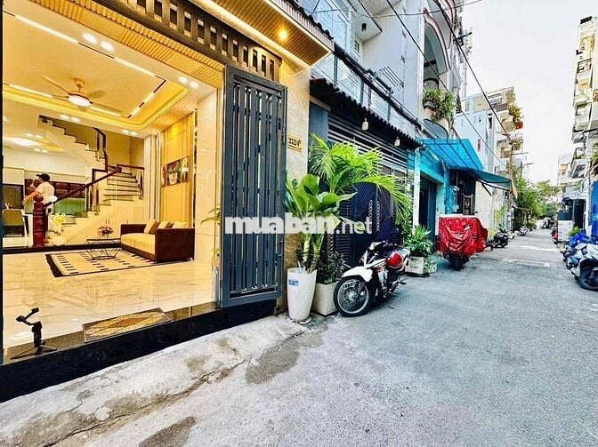 bán nhà hẻm xe hơi,56 m2 xây 4 tầng chỉ 7 tỷ,Phạm Văn Chiêu,Gò Vấp