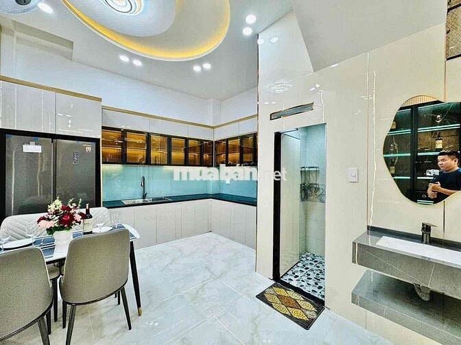 bán nhà hẻm xe hơi,56 m2 xây 4 tầng chỉ 7 tỷ,Phạm Văn Chiêu,Gò Vấp