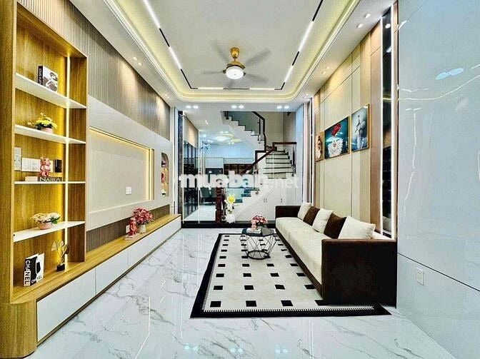 bán nhà hẻm xe hơi,56 m2 xây 4 tầng chỉ 7 tỷ,Phạm Văn Chiêu,Gò Vấp