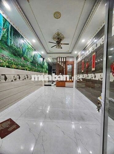 Nhà đường GÒ XOÀI [4x16, 3 lầu, 5pn, 6toilet] 17tr/tháng