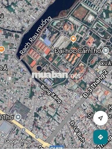 TRỆT 2 LẦU ĐỐI DIỆN ĐẠI HỌC CẦN THƠ ĐƯỜNG CẶP BỜ KÈ HỒ BÚN XÁNG P. TÂN