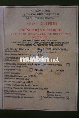 ✅Mazda BT50 2.2L ,2019. Số tự động
