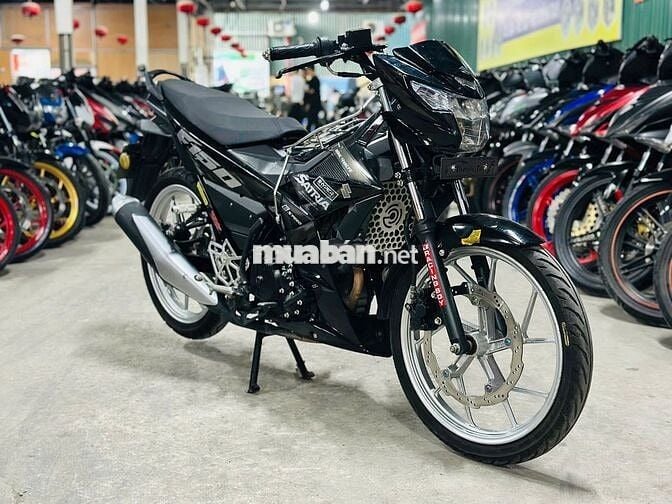 XE MÁYTHANH TÙNG_SATRIA 150FI ĐEN MÁY ZIN XE ĐẸP