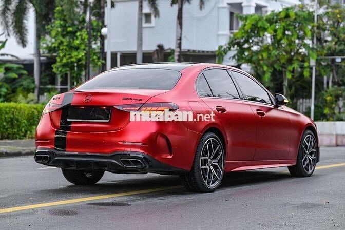 ❤️ Mercedes-Benz C300 AMG 2022, Đỏ nhám cực ngầu