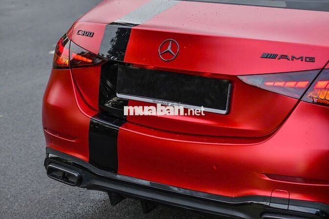 ❤️ Mercedes-Benz C300 AMG 2022, Đỏ nhám cực ngầu