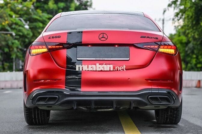 ❤️ Mercedes-Benz C300 AMG 2022, Đỏ nhám cực ngầu