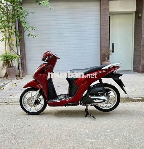 Honda Vision 2021 nguyên bản màu đỏ
