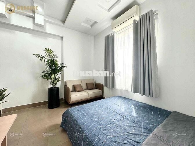 Chdv 1PN full nội thất thiết kế, giặt riêng gần chợ Bàu Cát, Tân Bình