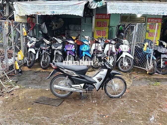 Honda Wave Alpha Đen bạc Nguyên zin