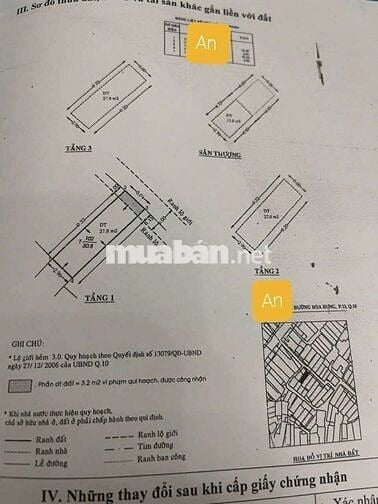 Bán nhà Hòa Hưng Quận 10 6.2 tỷ, cách mặt tiền đường 10m