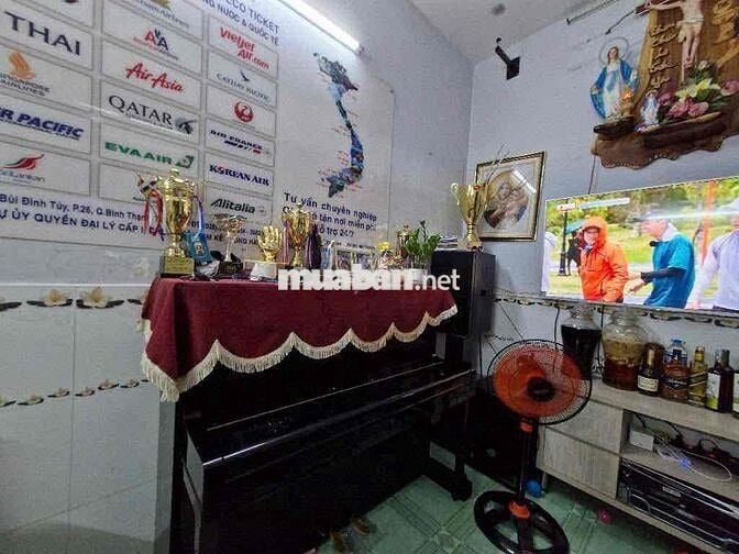 BÁN NHÀ HẺM XE HƠI-70M² ( 5mx14m)- CHỈ 3.95 TỶ TL-đường Bình Chiểu TĐ