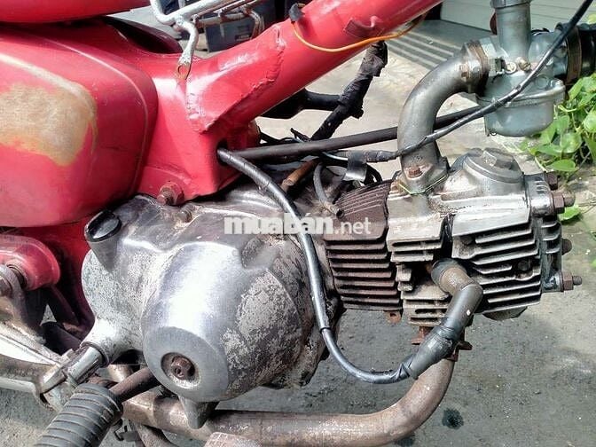 Honda MD 90, sườn mới làm đồng.