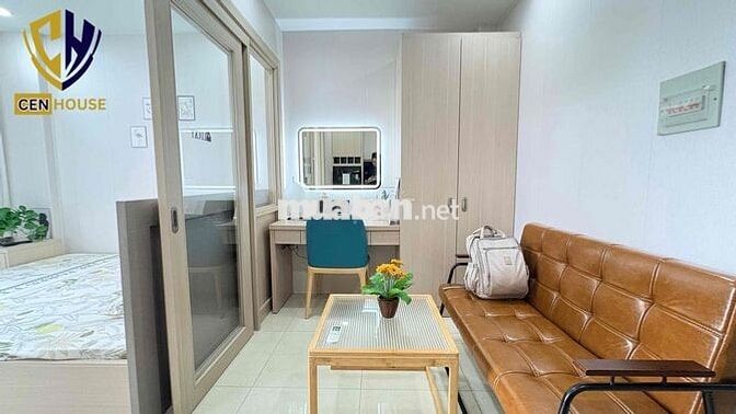 CHDV 1PN BALCONY FULL NỘI THẤT CAO CẤP VIEW THÀNH PHỐ TRẦN HƯNG ĐẠO Q1