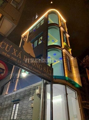 Nhà thuê mặt tiền 290A Lý Thái Tổ (20m2) 4 tầng (2pn - 3wc) - Quận 3