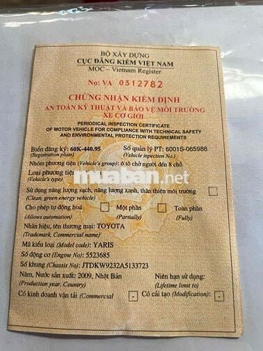 cần bán xe yaris 2009 xe sử dụng it,chính chủ
