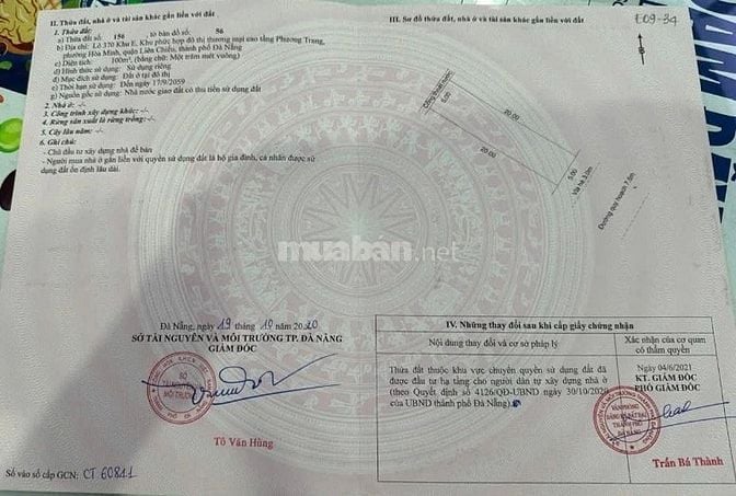 CẶP LÔ HÒA PHÚ 26 HÒA KHÁNH ĐÀ NẴNG