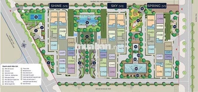 bán căn 2N góc tại toà V1 Vinhomes Smart City