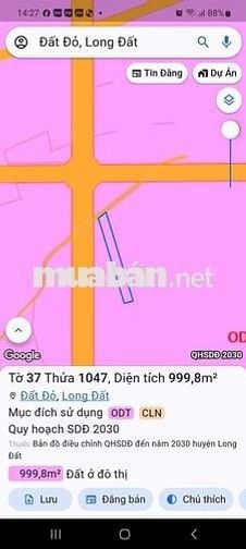 ĐẤT NỀN THỔ CỬ TRUNG TÂM THỊ TRẤN ĐẤT ĐỎ