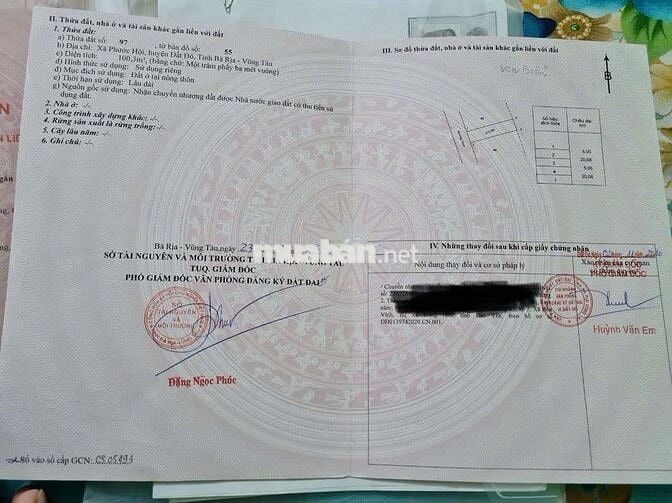 Bà chị kẹt tiền cần bán gấp lô đất tại Phước Hải cách biển chỉ 1,5km