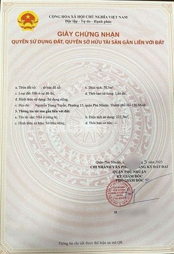 Bán nhà mặt tiền gần Sân bay Tân Sơn Nhất – hợp đồng thuê 50 triệu/th