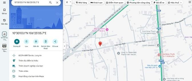 Bán gấp 877,9m2 đất ở MT Trần Văn Ngà, xã An Vĩnh Ngãi, TP.Tân An