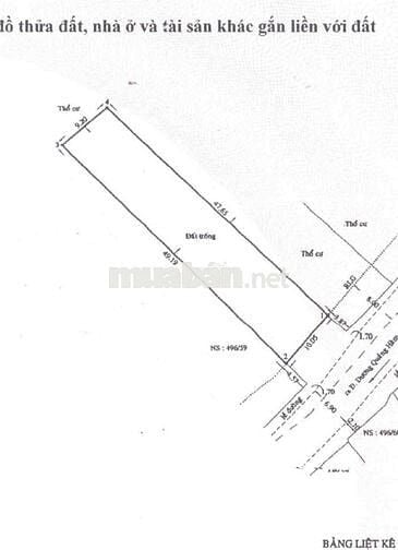 500m2 Đất Thổ cư. 10x50. Mặt tiền Hẻm 496 Dương Quảng Hàm. Xây CHDV
