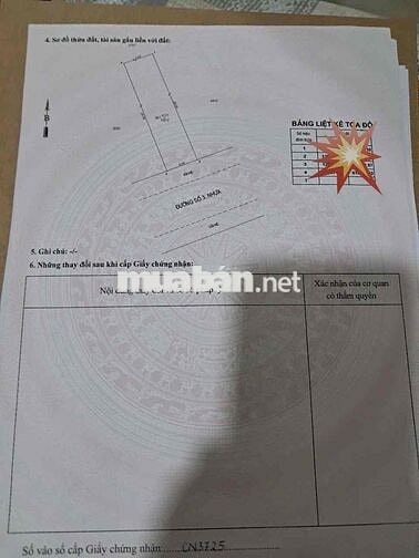 ĐÔNG HÒA – DĨ AN DT 5*20 KHU DC ĐỒNG CHÀM 4.8TỶ