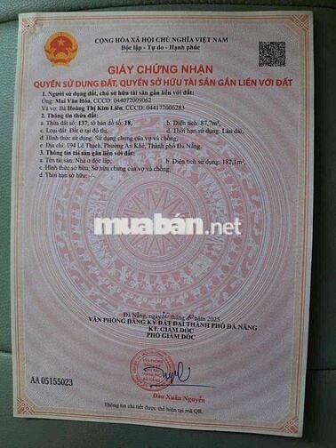 chính chủ cần bán gấp nhà đường lê thạch , sau bến xe trung tâm đà năn
