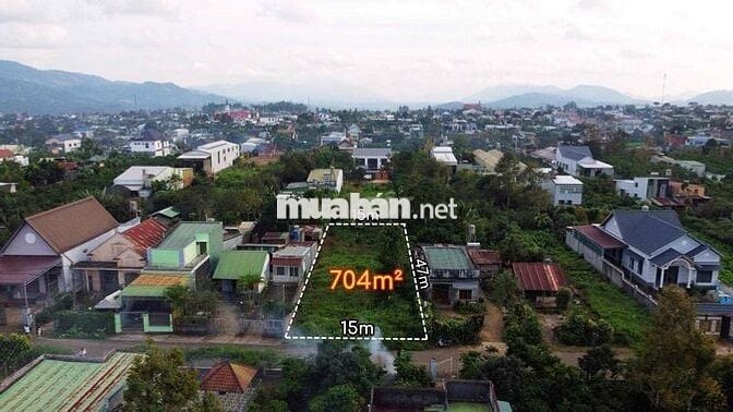 Đất Bảo Lộc 704m2 - 15mx47m - Thổ cư 158m đường nhựa lớn 2 oto né nhau