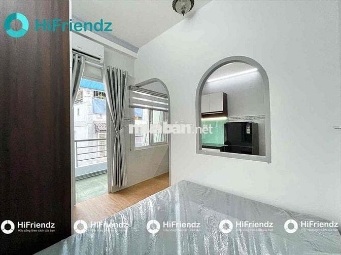 🔥NGAY KHU PHAN XÍCH LONG STUDIO 30M2 1PN-BALCON FULL NT - GIÁP BỜ KÈ