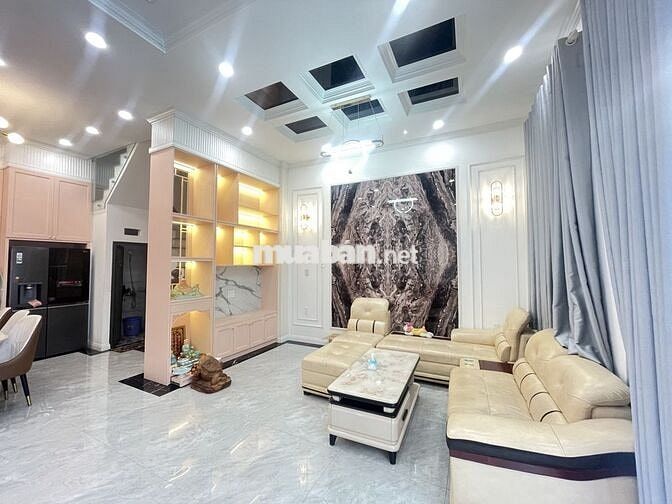 BÁN NHÀ BẾN LỘI BTĐA BÌNH TÂN NHÀ ĐẸP 5 TẦNG FULL NT CHÂU ÂU HXH 7.6T